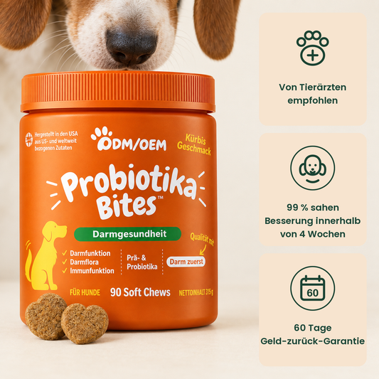 Probiotika Dose mit Snacks